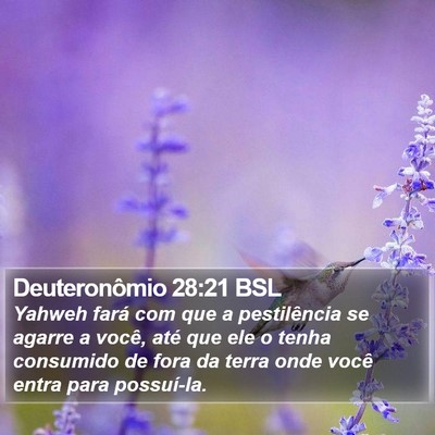 Deuteronômio 28:21 BSL Bible Verse Image