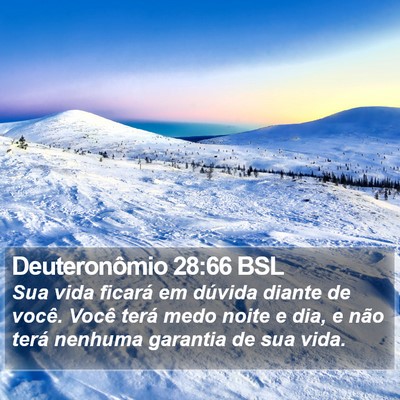 Deuteronômio 28:66 BSL Bible Verse Image