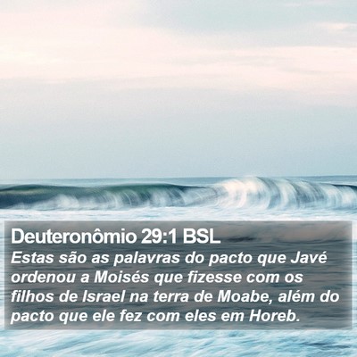Deuteronômio 29:1 BSL Bible Verse Image