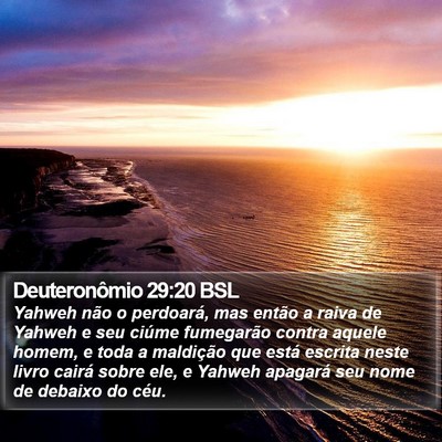 Deuteronômio 29:20 BSL Bible Verse Image