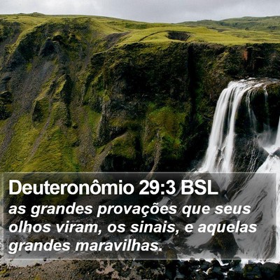 Deuteronômio 29:3 BSL Bible Verse Image