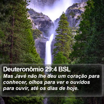 Deuteronômio 29:4 BSL Bible Verse Image