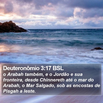 Deuteronômio 3:17 BSL Bible Verse Image