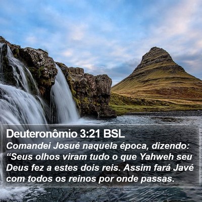 Deuteronômio 3:21 BSL Bible Verse Image