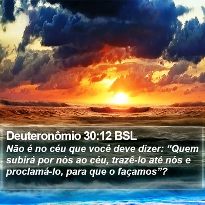 Deuteronômio 30:12 BSL Bible Verse Image
