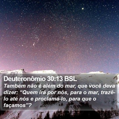 Deuteronômio 30:13 BSL Bible Verse Image