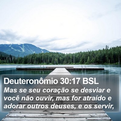 Deuteronômio 30:17 BSL Bible Verse Image