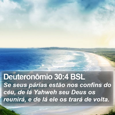 Deuteronômio 30:4 BSL Bible Verse Image