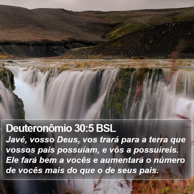 Deuteronômio 30:5 BSL Bible Verse Image