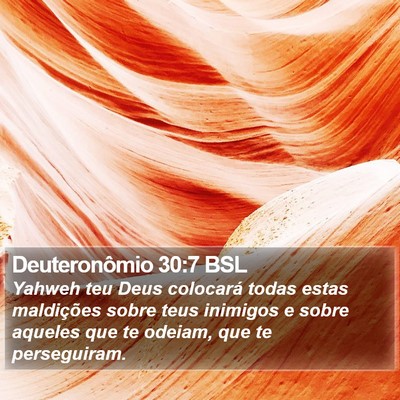 Deuteronômio 30:7 BSL Bible Verse Image