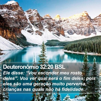 Deuteronômio 32:20 BSL Bible Verse Image