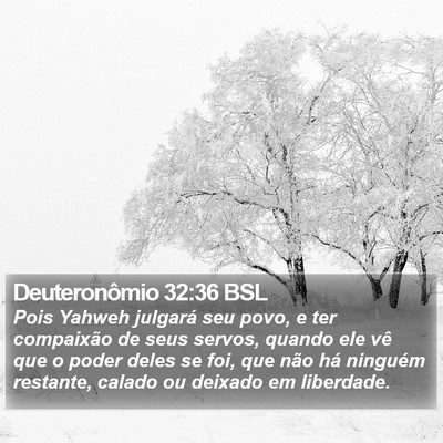 Deuteronômio 32:36 BSL Bible Verse Image