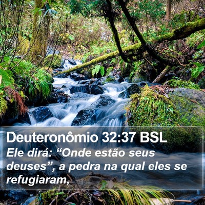 Deuteronômio 32:37 BSL Bible Verse Image
