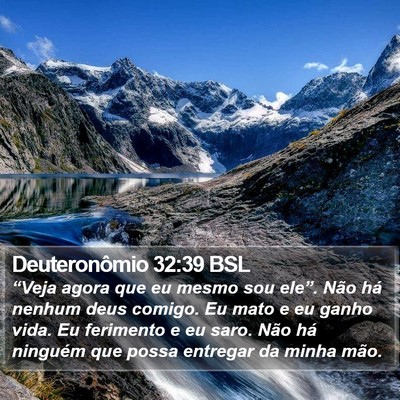Deuteronômio 32:39 BSL Bible Verse Image