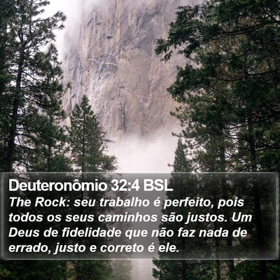 Deuteronômio 32:4 BSL Bible Verse Image