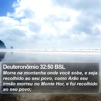 Deuteronômio 32:50 BSL Bible Verse Image