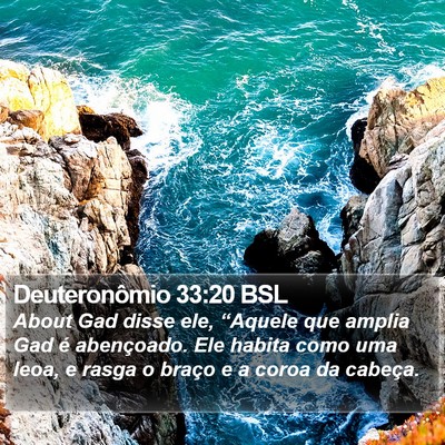 Deuteronômio 33:20 BSL Bible Verse Image