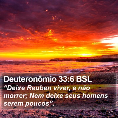 Deuteronômio 33:6 BSL Bible Verse Image