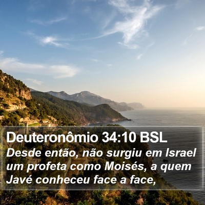Deuteronômio 34:10 BSL Bible Verse Image