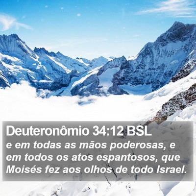 Deuteronômio 34:12 BSL Bible Verse Image