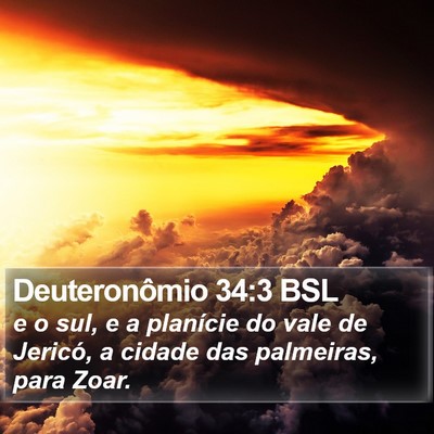 Deuteronômio 34:3 BSL Bible Verse Image