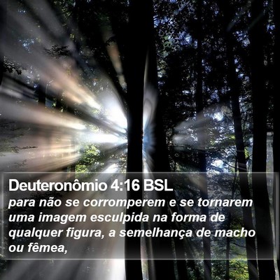 Deuteronômio 4:16 BSL Bible Verse Image