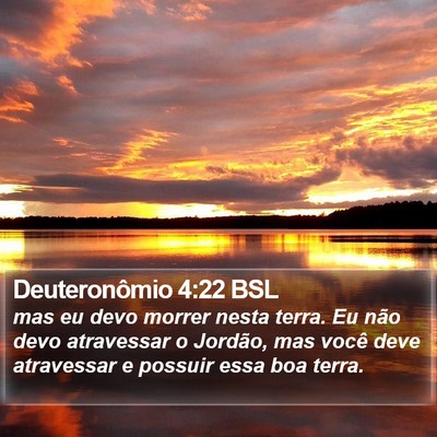 Deuteronômio 4:22 BSL Bible Verse Image