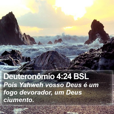Deuteronômio 4:24 BSL Bible Verse Image