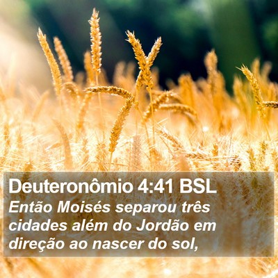 Deuteronômio 4:41 BSL Bible Verse Image