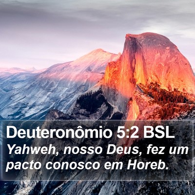 Deuteronômio 5:2 BSL Bible Verse Image