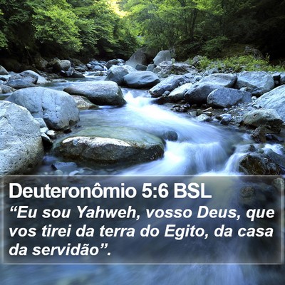 Deuteronômio 5:6 BSL Bible Verse Image