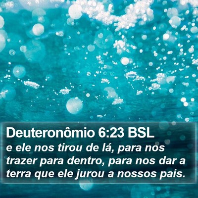 Deuteronômio 6:23 BSL Bible Verse Image