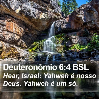 Deuteronômio 6:4 BSL Bible Verse Image