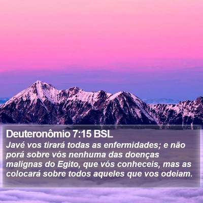 Deuteronômio 7:15 BSL Bible Verse Image