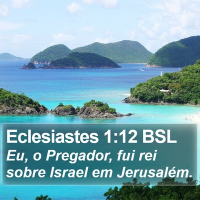Eclesiastes 1:12 BSL Bible Verse Image