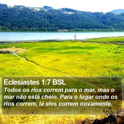 Eclesiastes 1:7 BSL Bible Verse Image