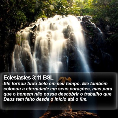 Eclesiastes 3:11 BSL Bible Verse Image