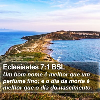Eclesiastes 7:1 BSL Bible Verse Image