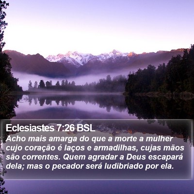 Eclesiastes 7:26 BSL Bible Verse Image