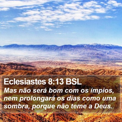 Eclesiastes 8:13 BSL Bible Verse Image