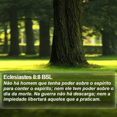Eclesiastes 8:8 BSL Bible Verse Image