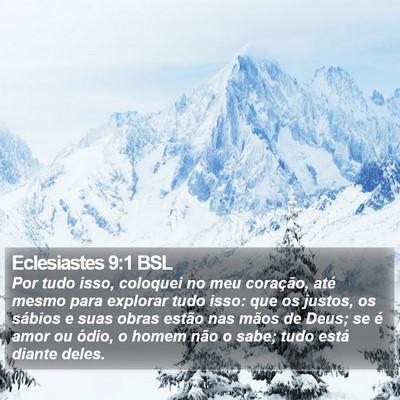 Eclesiastes 9:1 BSL Bible Verse Image