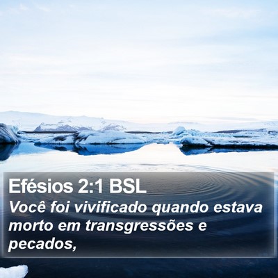 Efésios 2:1 BSL Bible Verse Image