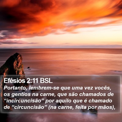 Efésios 2:11 BSL Bible Verse Image
