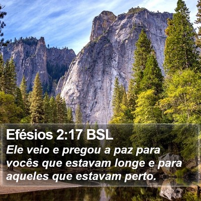 Efésios 2:17 BSL Bible Verse Image