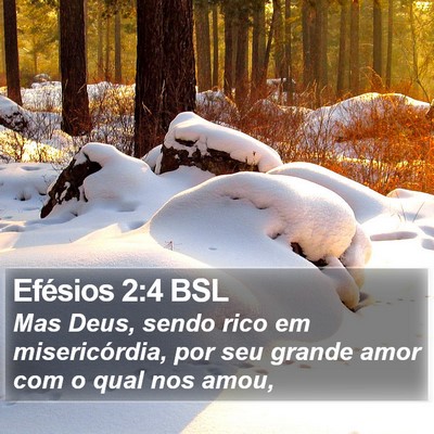 Efésios 2:4 BSL Bible Verse Image