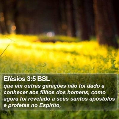 Efésios 3:5 BSL Bible Verse Image