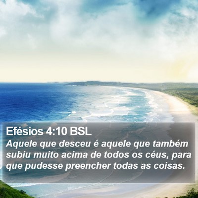Efésios 4:10 BSL Bible Verse Image