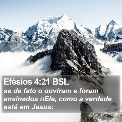 Efésios 4:21 BSL Bible Verse Image