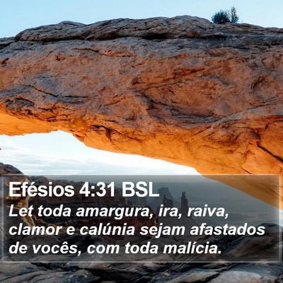 Efésios 4:31 BSL Bible Verse Image
